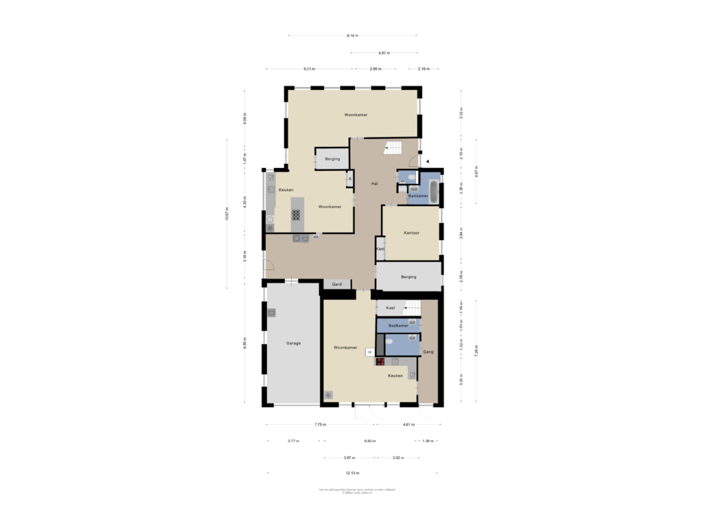 Bekijk plattegrond van Begane grond van Foarwurk 4