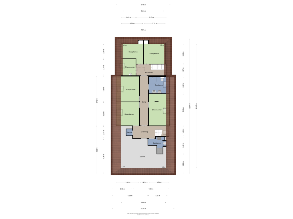 Bekijk plattegrond van Eerste verdieping van Foarwurk 4