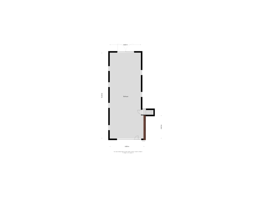 Bekijk plattegrond van Schuur van Foarwurk 4