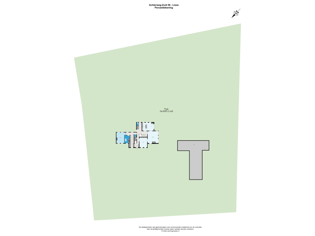 View floorplan of Tuin of Achterweg-Zuid 56