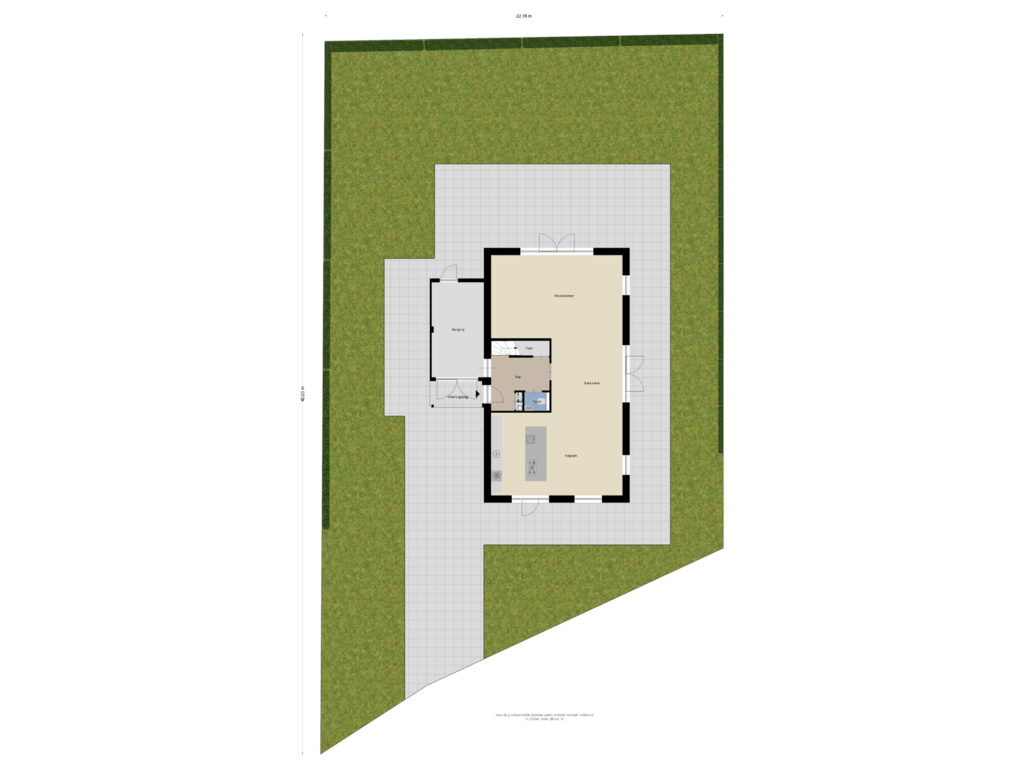 Bekijk plattegrond van Begane Grond - Tuin van Rustenburgertuin