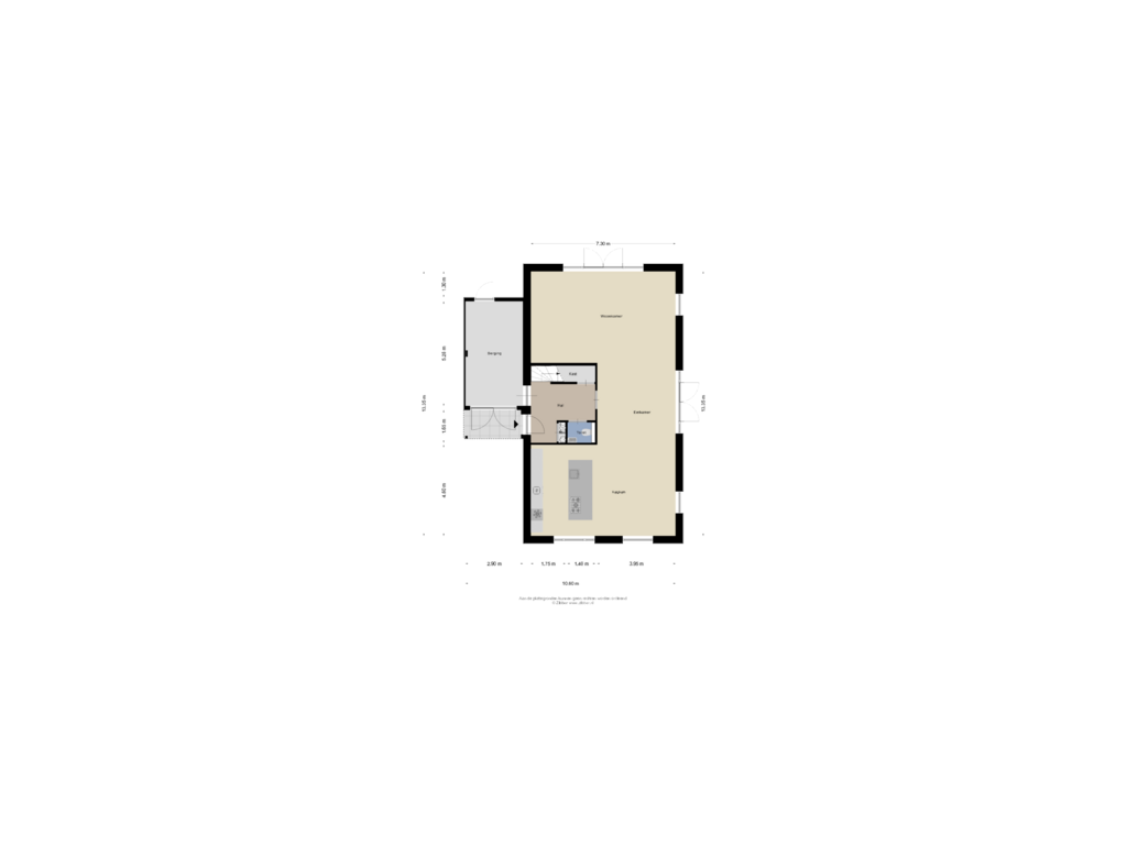 Bekijk plattegrond van Begane Grond van Rustenburgertuin