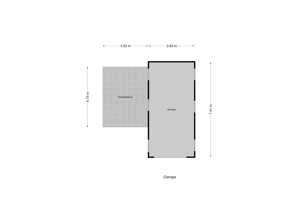 Bekijk plattegrond van Garage van Valendrieseweg 199