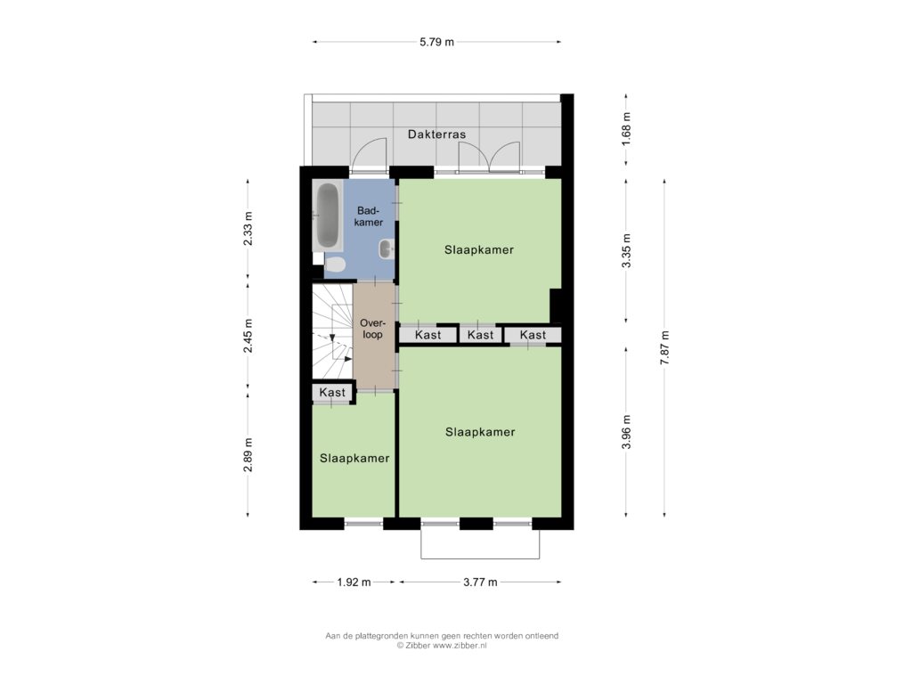 Bekijk plattegrond van Eerste verdieping van Theodorus de Leeuwlaan 2