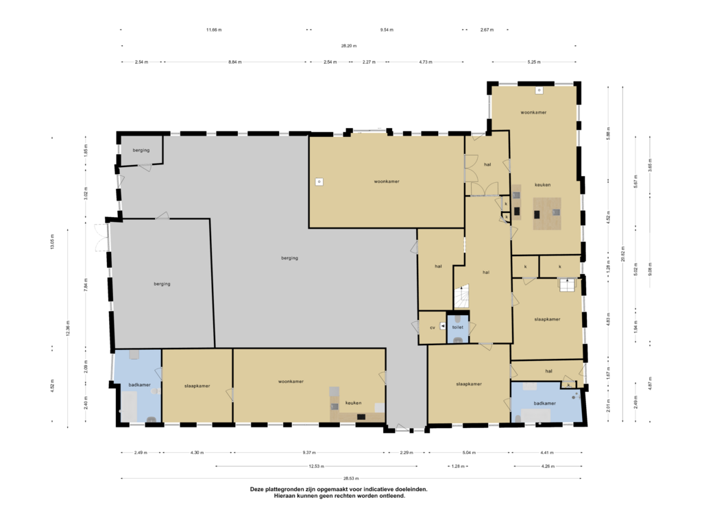 Bekijk plattegrond van Begane grond van Meerweg 16