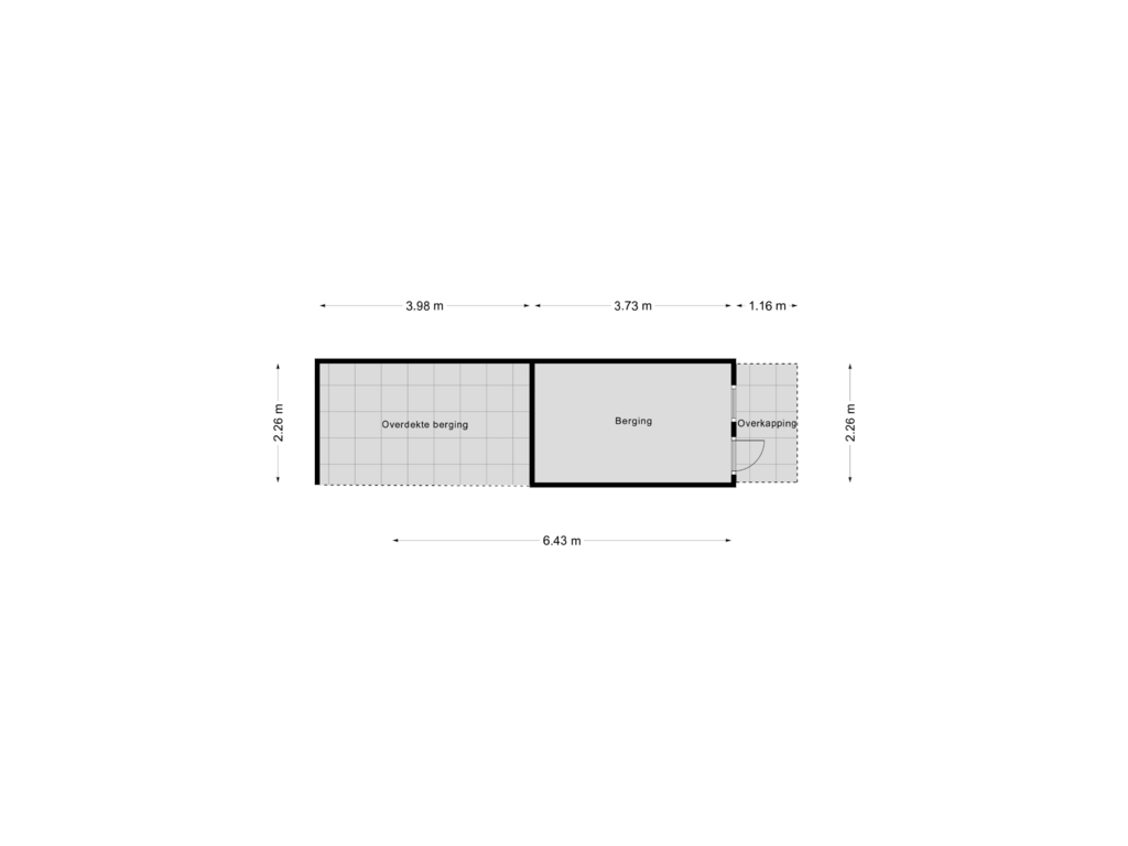 Bekijk plattegrond van Berging van Terweijdehoef 14