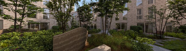 Bekijk 360° foto van tuin van De Bloom