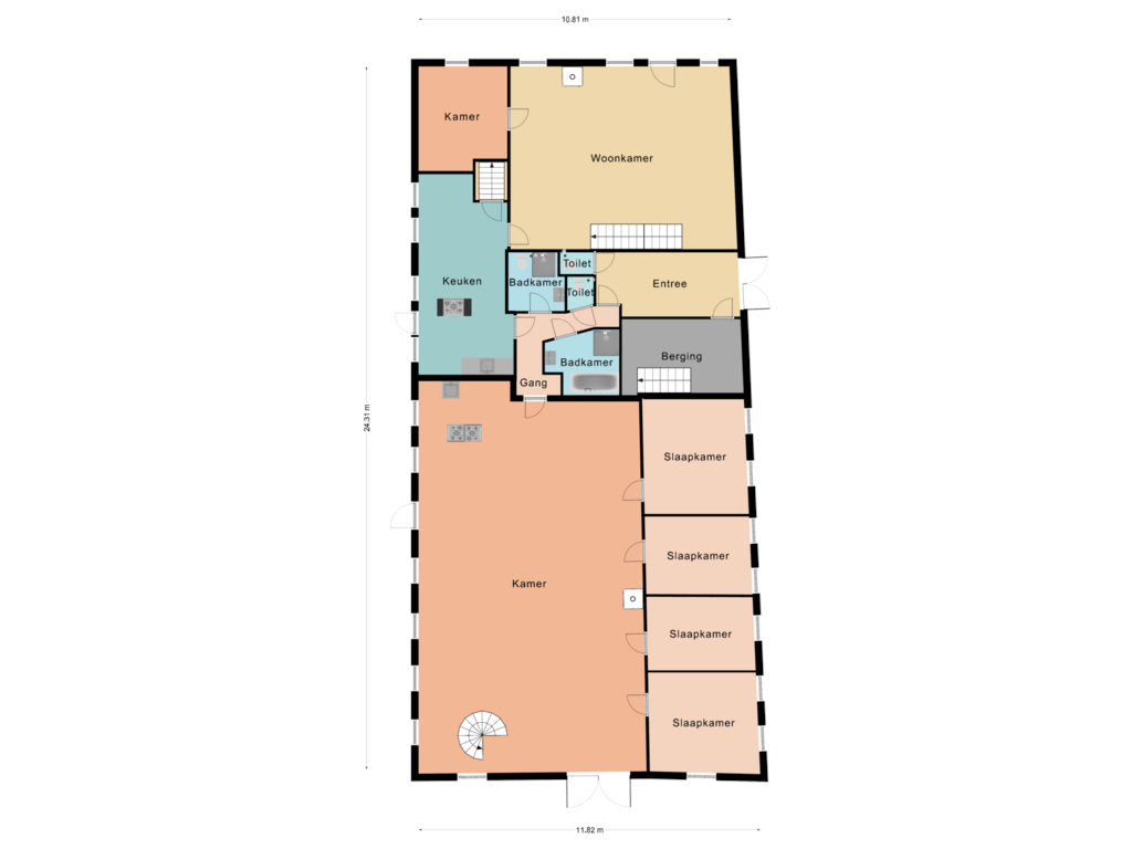 Bekijk plattegrond van Zwartsluis Baarlo 4 v0 van Baarlo 4