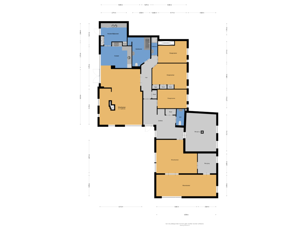 View floorplan of Begane Grond of Beilerstraat 5-A