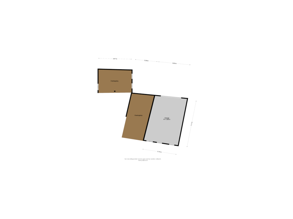 View floorplan of Garage of Beilerstraat 5-A