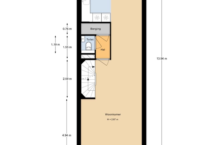 Bekijk foto 53 van Sleephellingstraat 10-A