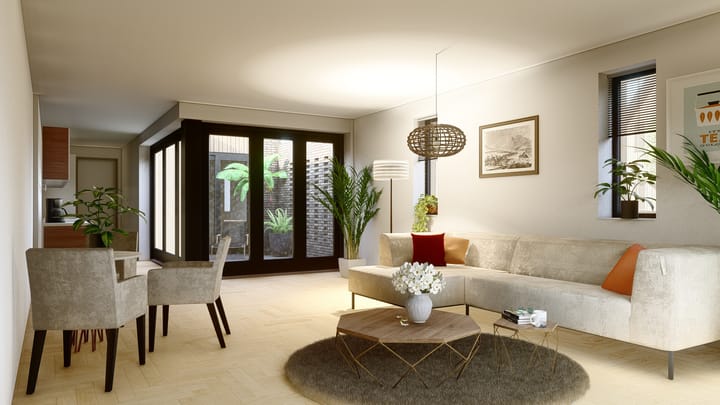 Foto 4 van Patiowoningen tussenwoningen (Bouwnr. 6)