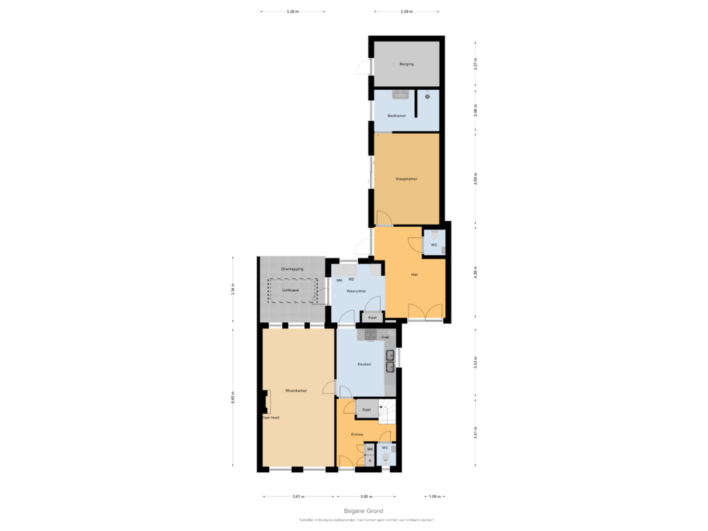 Bekijk plattegrond van Begane Grond van Horstakker 14