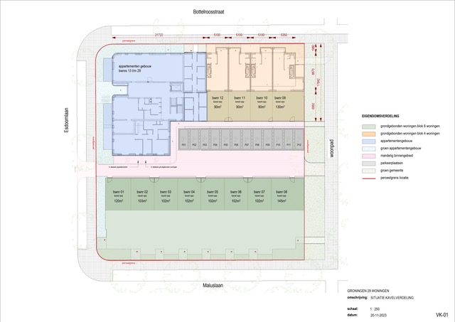 View photo 5 of Esdoornlaan Borg Selwerd app. bnr. 18