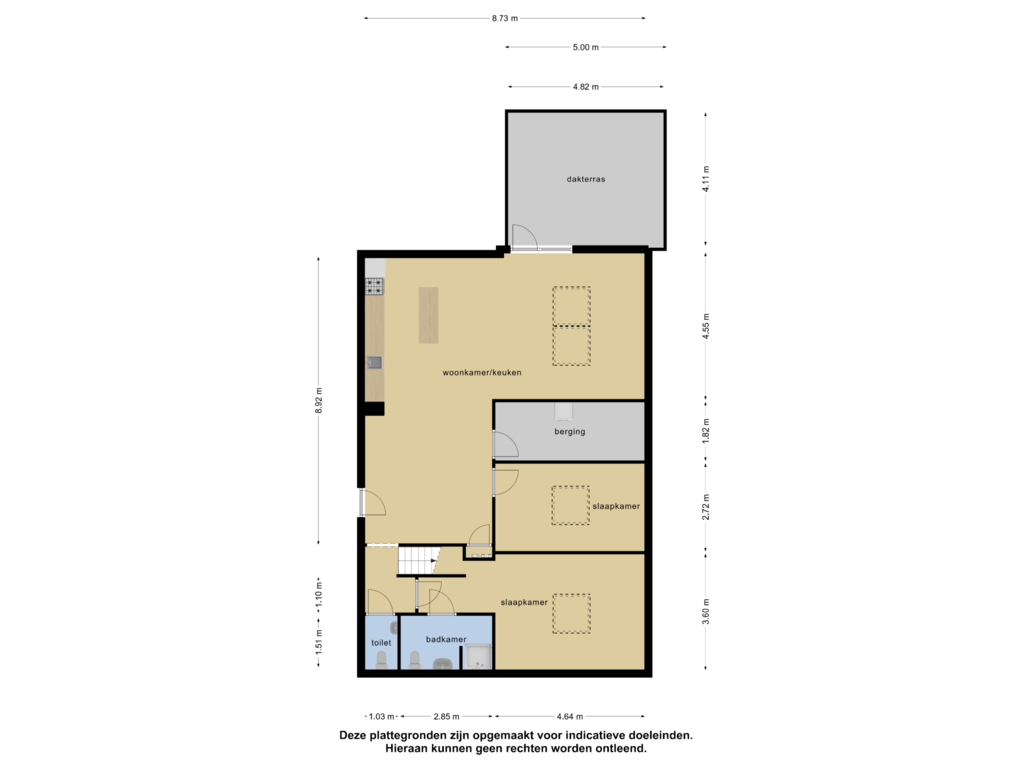 Bekijk plattegrond van Begane grond van De Ontmoeting 14 (Bouwnr. 14)