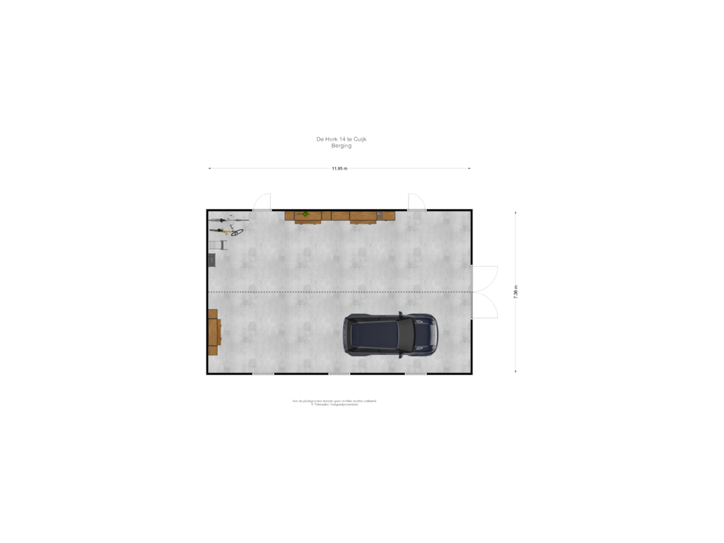 Bekijk plattegrond van Berging van De Hork 14