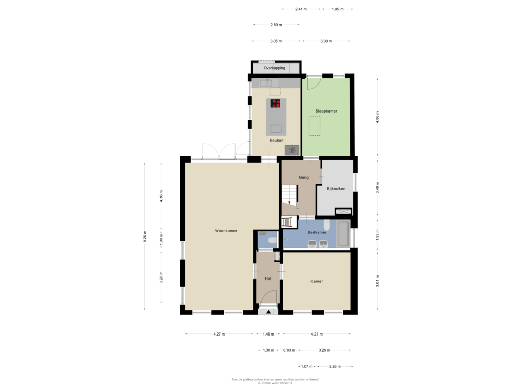 Bekijk plattegrond van Begane grond van Schoolstraat 60-A