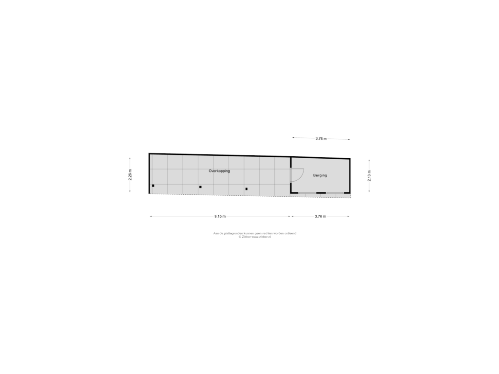 Bekijk plattegrond van Berging van Schoolstraat 60-A