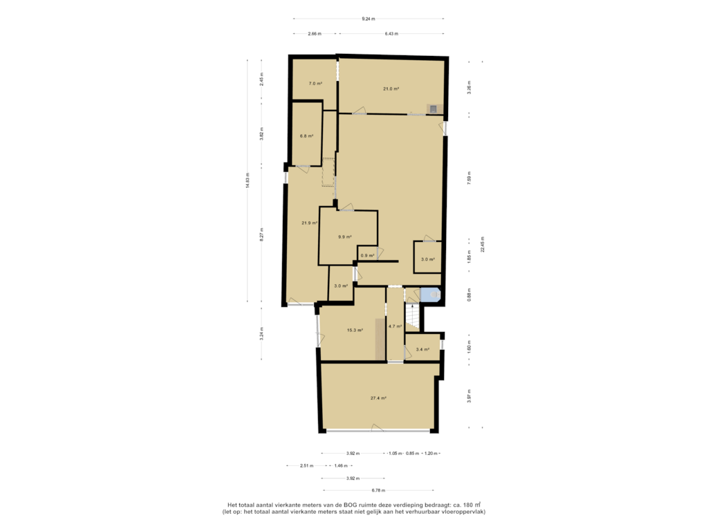 Bekijk plattegrond van BOG- BG van Markt 6