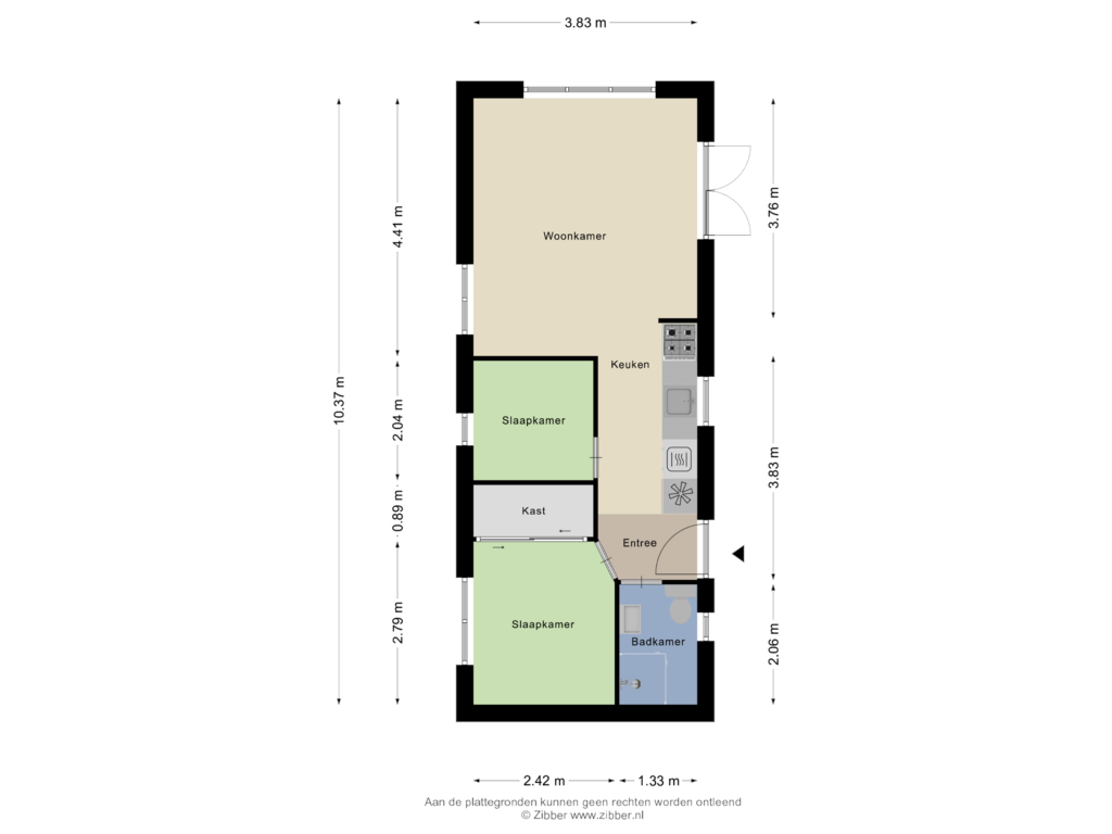 Bekijk plattegrond van Begane Grond van Hulckesteijn 3-SLB 47