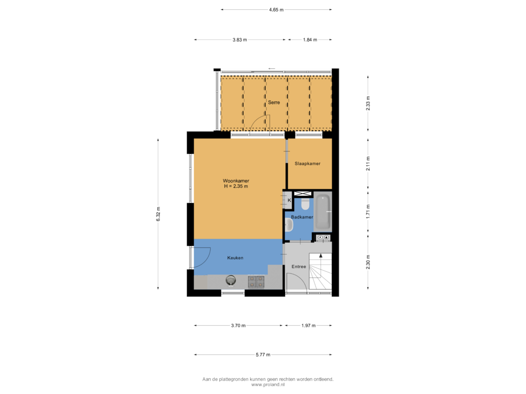 Bekijk plattegrond van Begane Grond van Koaidyk 6-665