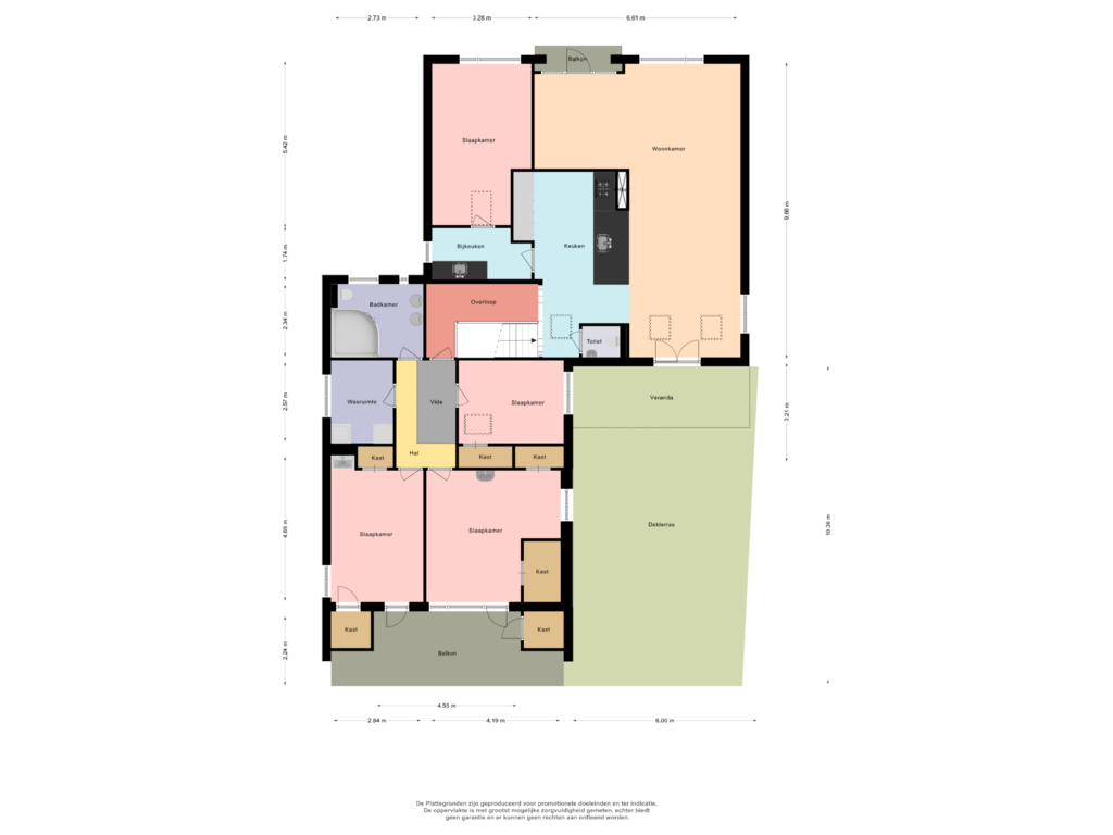 Bekijk plattegrond van floor 2 van Voorstraat 31