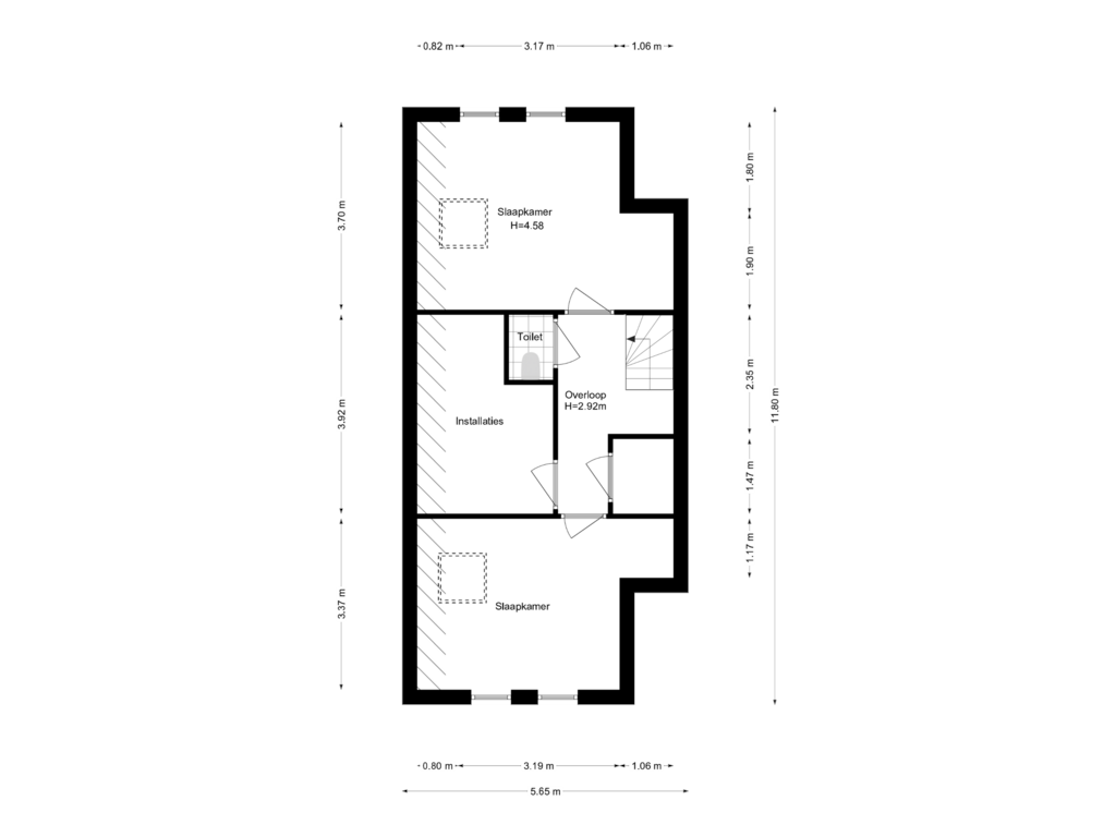 Bekijk plattegrond van 2e Verdieping van Doorbraak 27