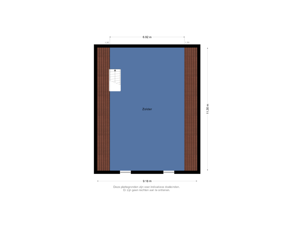 Bekijk plattegrond van 2e Verdieping van Kerkstraat 4