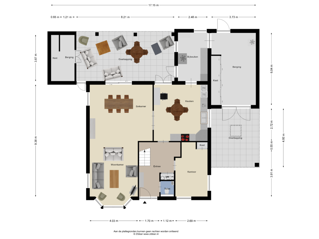 View floorplan of Begane grond of Kruidenlaan 72