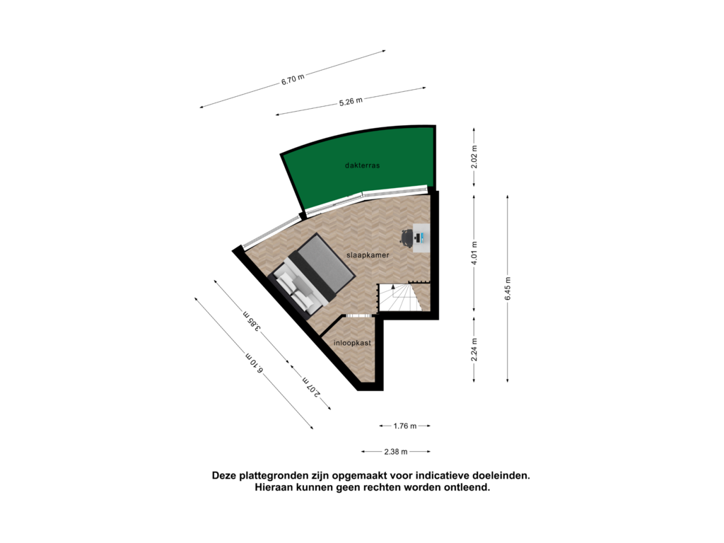 Bekijk plattegrond van 2_1e verdieping van Tine van Dethstraat 85