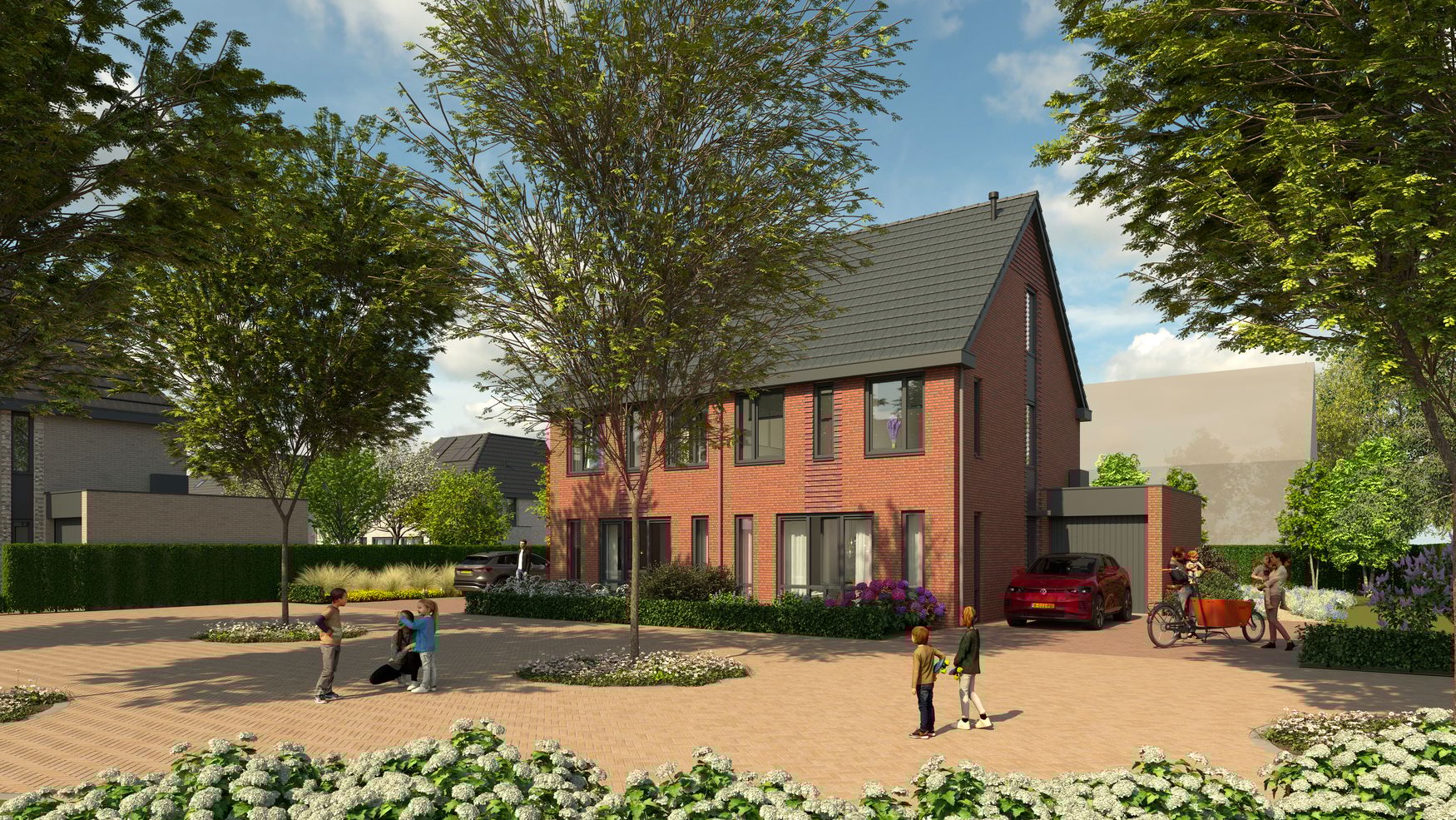 2 onder 1 kapwoning Dijkmeester (Bouwnr. 4), Emmeloord, 8302WR, Flevoland, Nederland  