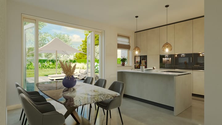 Foto 2 van 2 onder 1 kapwoning Bloemenweide (Bouwnr. 18)