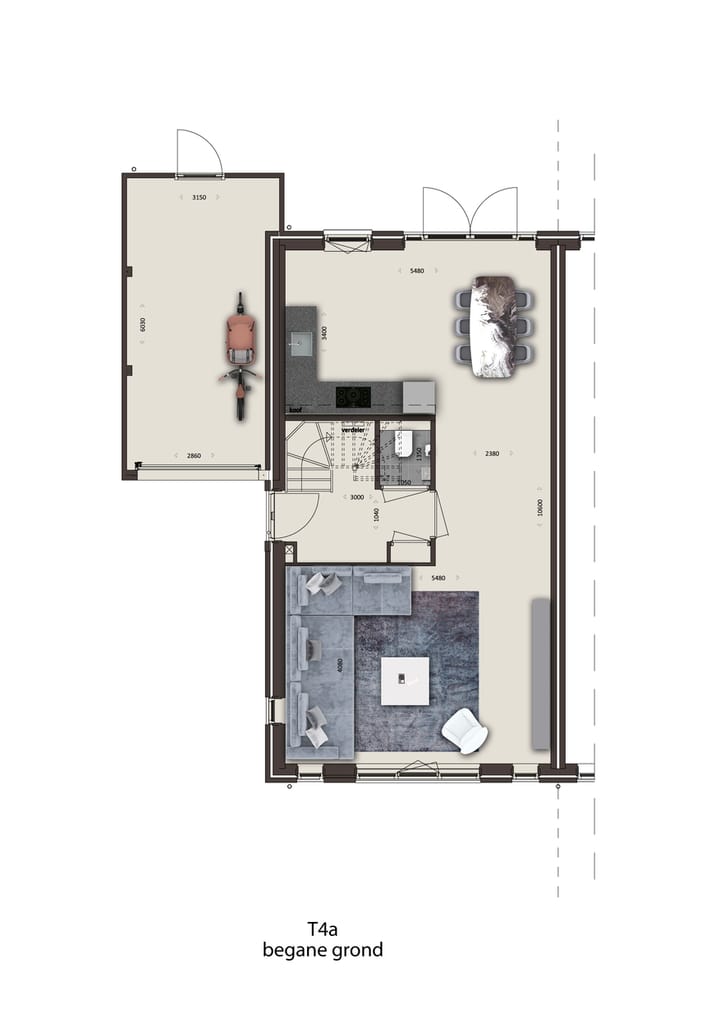Foto 4 van 2 onder 1 kapwoning Bloemenweide (Bouwnr. 18)