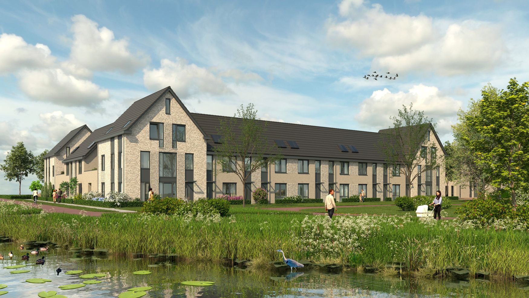 Hofwoning tussen Windroos (Bouwnr. 50), Emmeloord, 8302WR, Flevoland, Nederland  