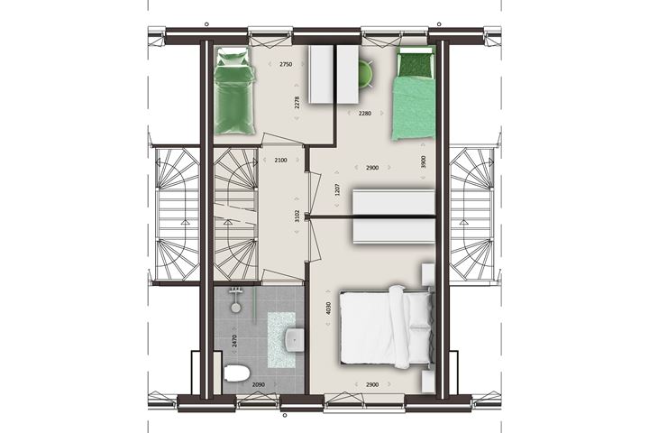 Bekijk foto 5 van Tussenwoning Dijkrust (Bouwnr. 29)