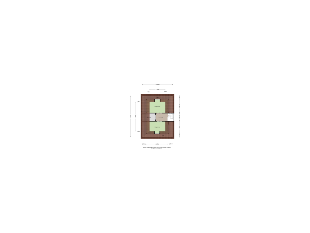 View floorplan of Tweede Verdieping of Dorpsstraat 1