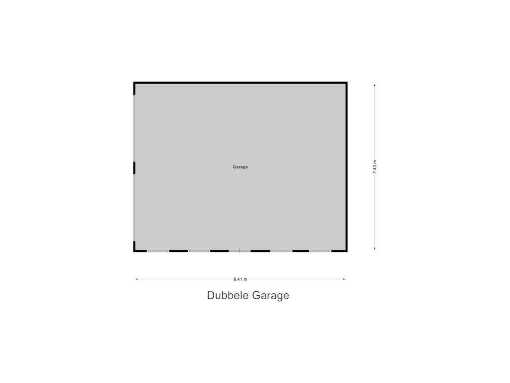 Bekijk plattegrond van Dubbele Garage van Merksplasseweg 31