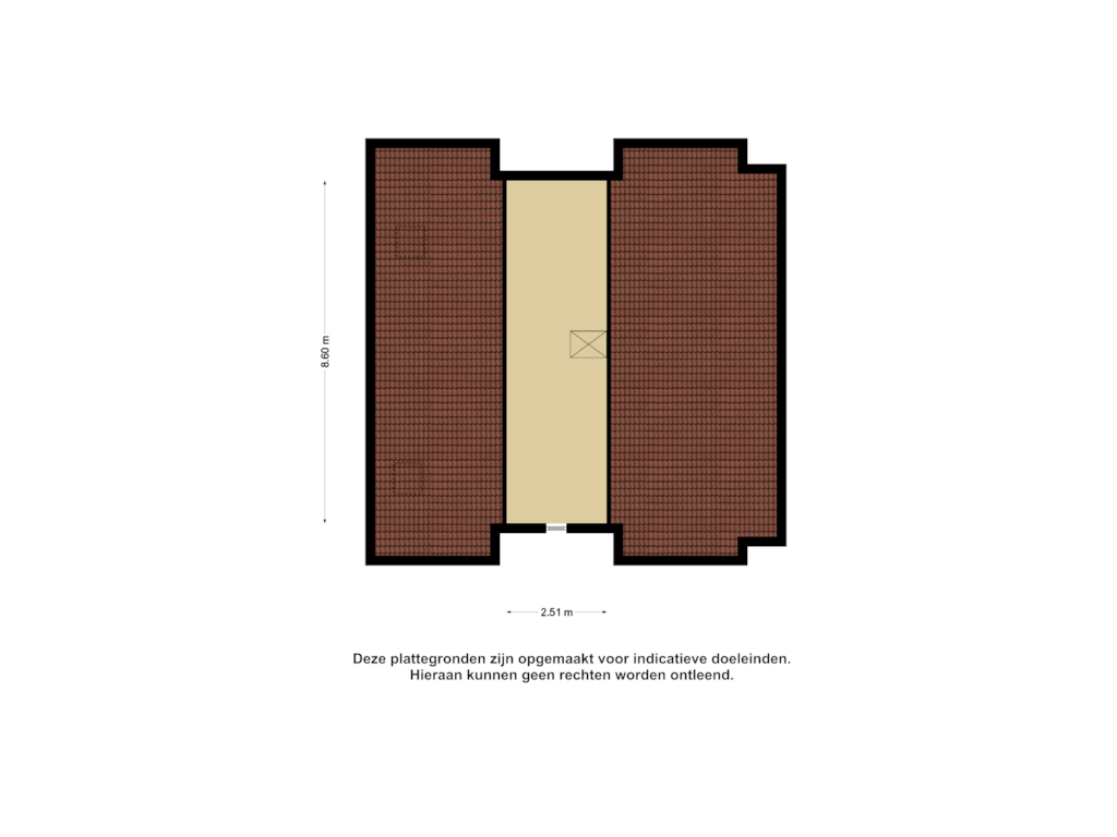 Bekijk plattegrond van 3e verdieping van Hofwoning Maisonette Windroos (Bouwnr. 33)