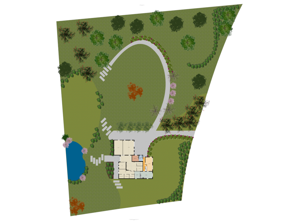 View floorplan of TUIN of Miedwei 52