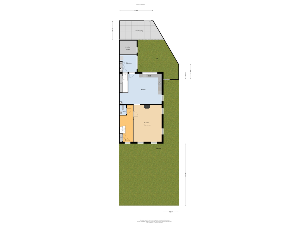 Bekijk plattegrond van BG overzicht van Ambachtstraat 14-14A