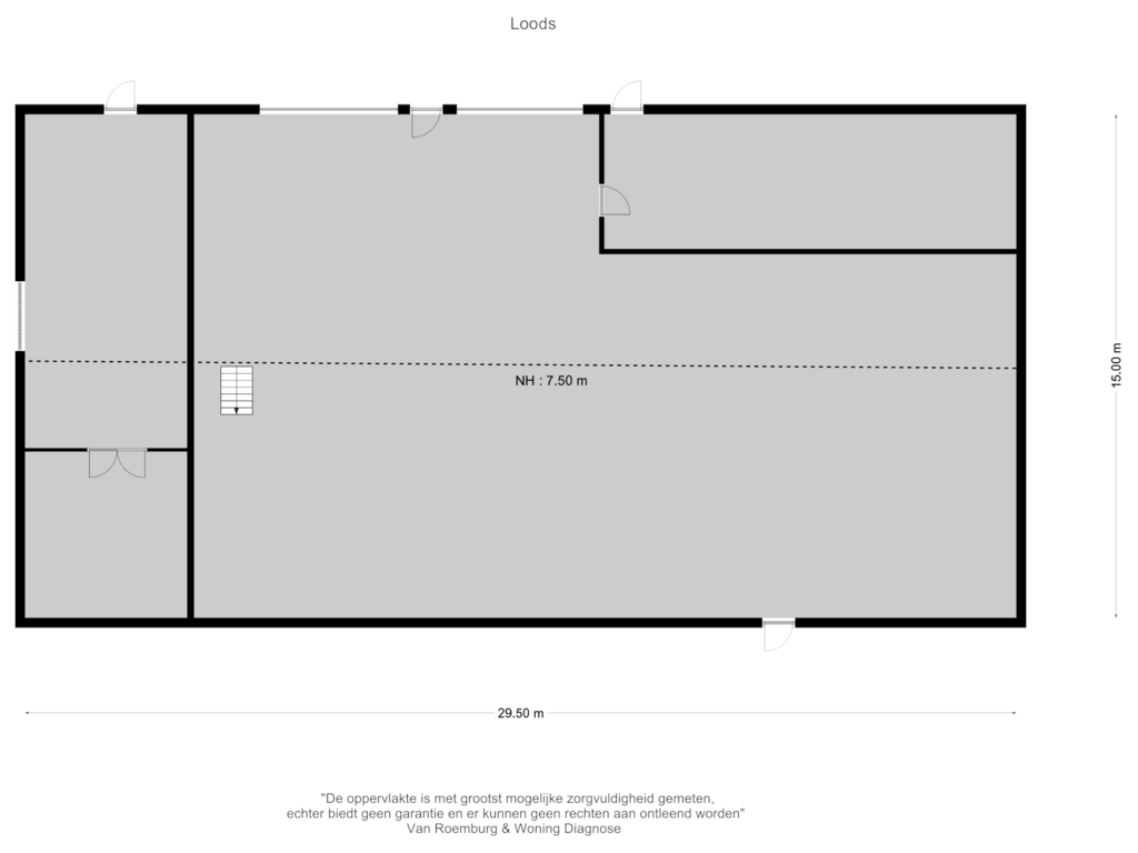 Bekijk plattegrond van Loods van Ambachtstraat 14-14A