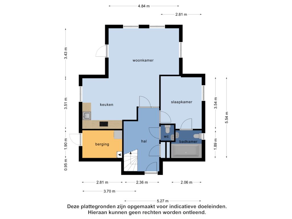 View floorplan of Begane grond of Gagelmaat 4-82