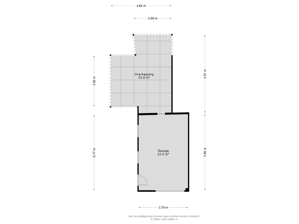 Bekijk plattegrond van Garage van Hoofdstraat 99