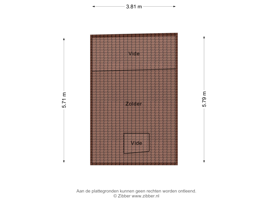 Bekijk plattegrond van Garage zolder van Hoofdstraat 99