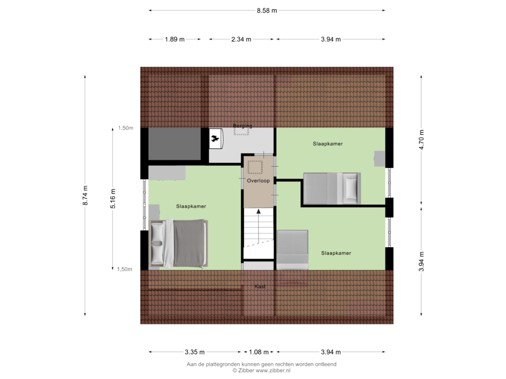 Bekijk plattegrond van Eerste Verdieping van Vijfhuizen 7