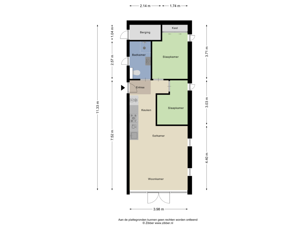 Bekijk plattegrond van Begane Grond van Hulckesteijn 3-FOSSÉ 7