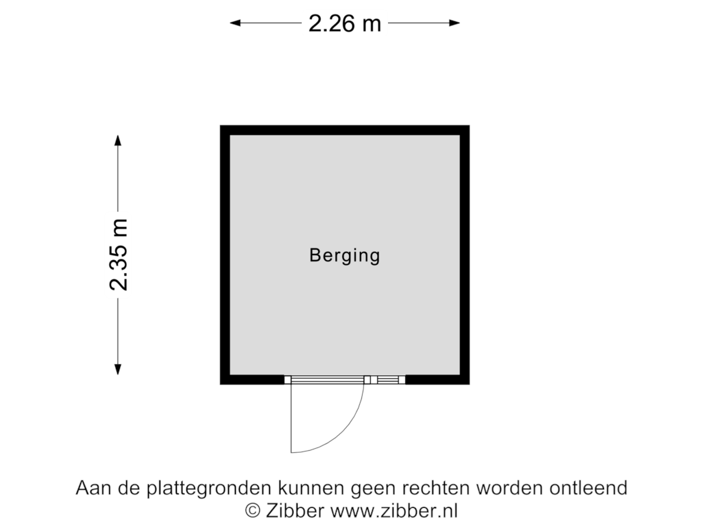 Bekijk plattegrond van Berging van Hulckesteijn 3-0413