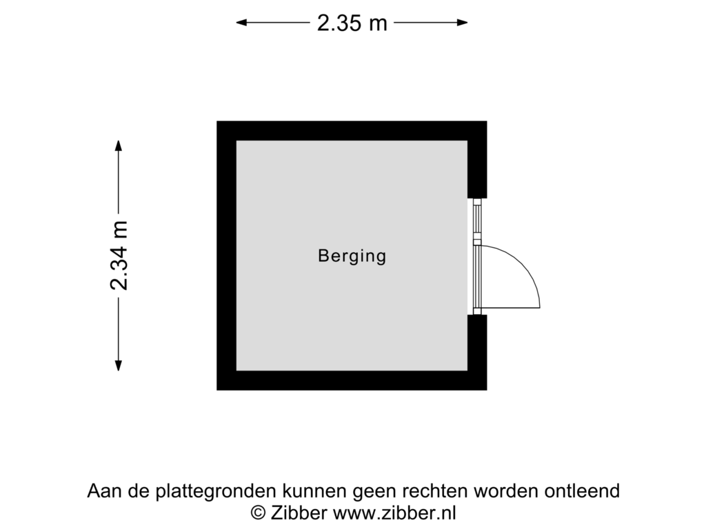 Bekijk plattegrond van Berging van Hulckesteijn 3-0423