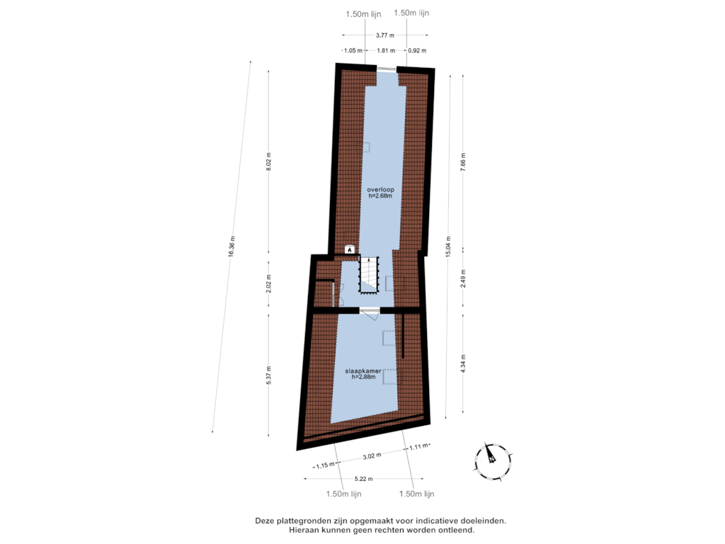 Bekijk plattegrond van 2e verdieping van Middendam 3