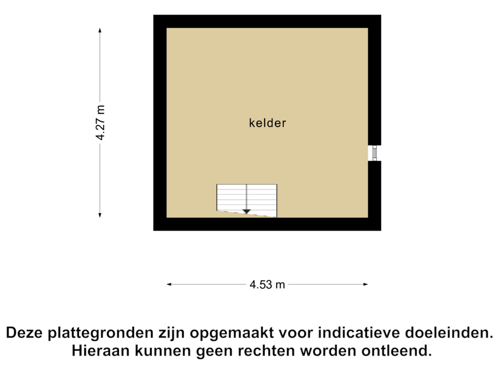 View floorplan of Kelder 2 of Kerkeinde 61